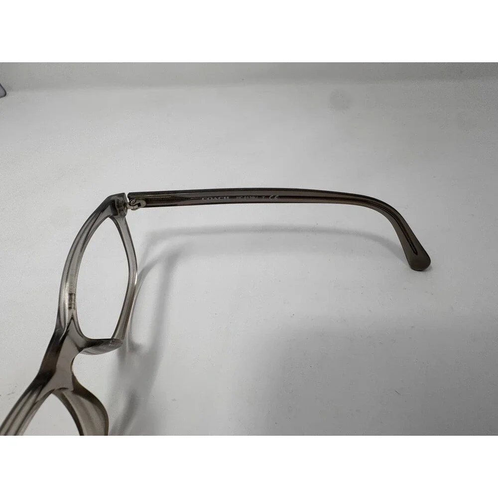 Coach HC6139U Eyeglass Frames Only 53-15-140 Transparent Gray 5176 Authentic